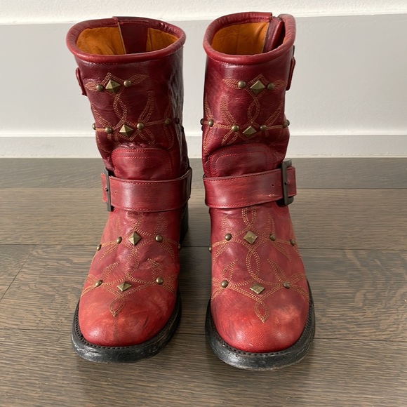 OLD GRINGO red biker boots - Picture 6 of 7